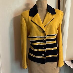 St. John vintage long sleeve jacket top size small
